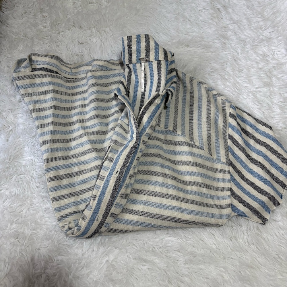 Free people oversize striped romper XS - Picture 4 of 4